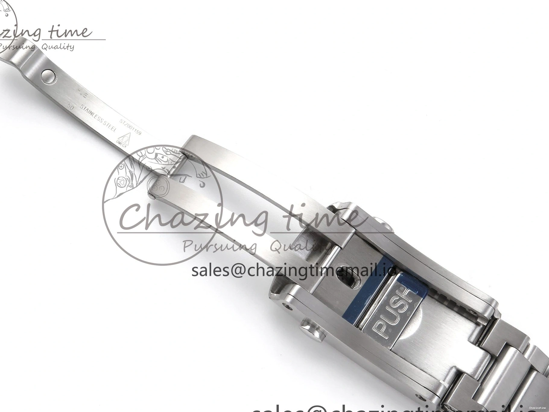 0209 Elegant Seamaster 300 Heritage SS VSF 1:1 Best Edition Blue Dial on SS Bracelet A 7701